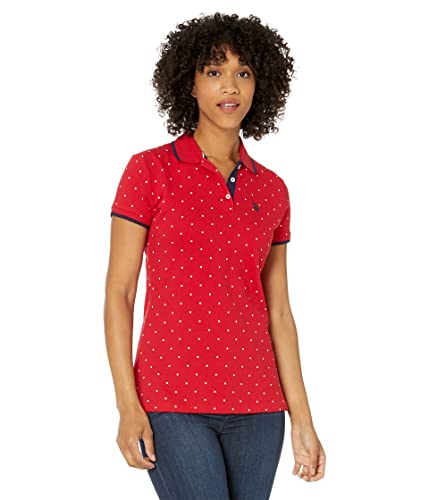 Polo US Polo Assn rouge piqué pour vos sorties chics et weekends