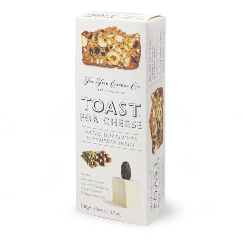 THE FINE CHEESE CO. | Pack 6 x Tostadas (Dátiles, avellanas y semillas de calabaza)