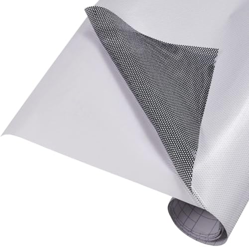 Vinilo para ventana XhuangTech 12x47 pulgadas blanco miniatura 4