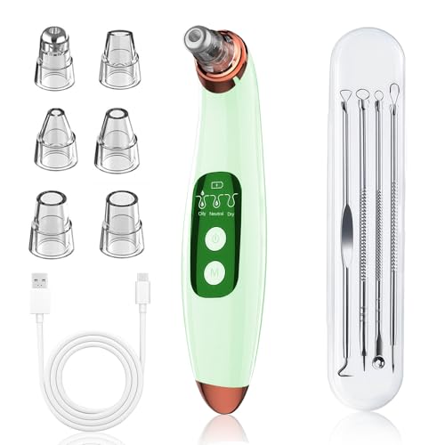 Hautpflege Tool Set - Vielseitiges Instrumente Kit für die kosmetische Anwendung zur Reinigung und Pflege von Haut und Nägeln-Apfelgrün