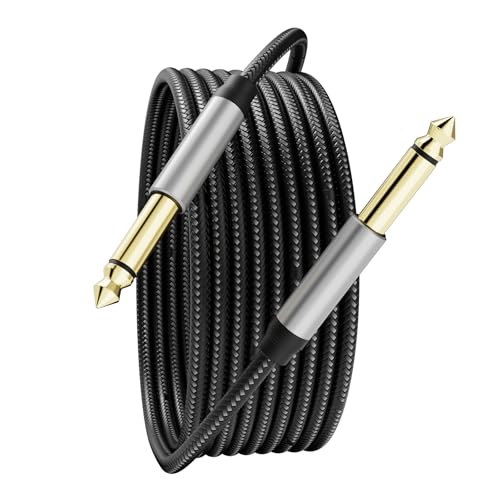 6.35mm Mono Jack Instrument Cable (3Ft)
