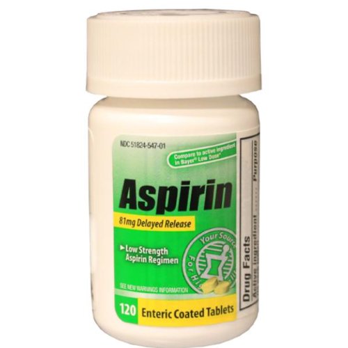 Adult Low Dose 81 mg Aspirin (Pack Of 24)