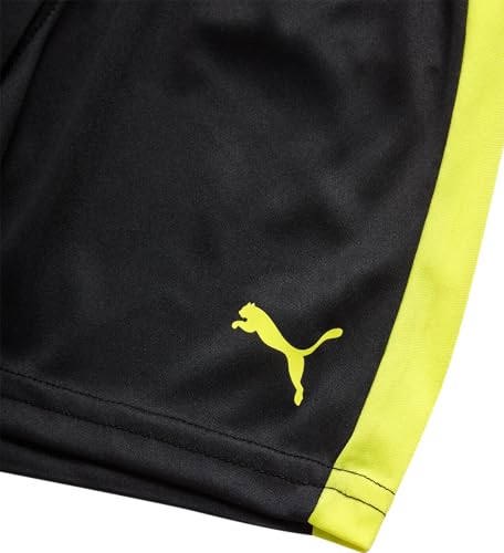 Image of PUMA Boys Short Set - 3 Piece Short Sleeve Graphic T Shirts and Boys Shorts Kids Youth Matching Activewear Set (2T-7)