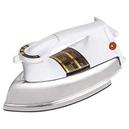 Pigeon Gale 1000 W Dry Iron (White and Gold)