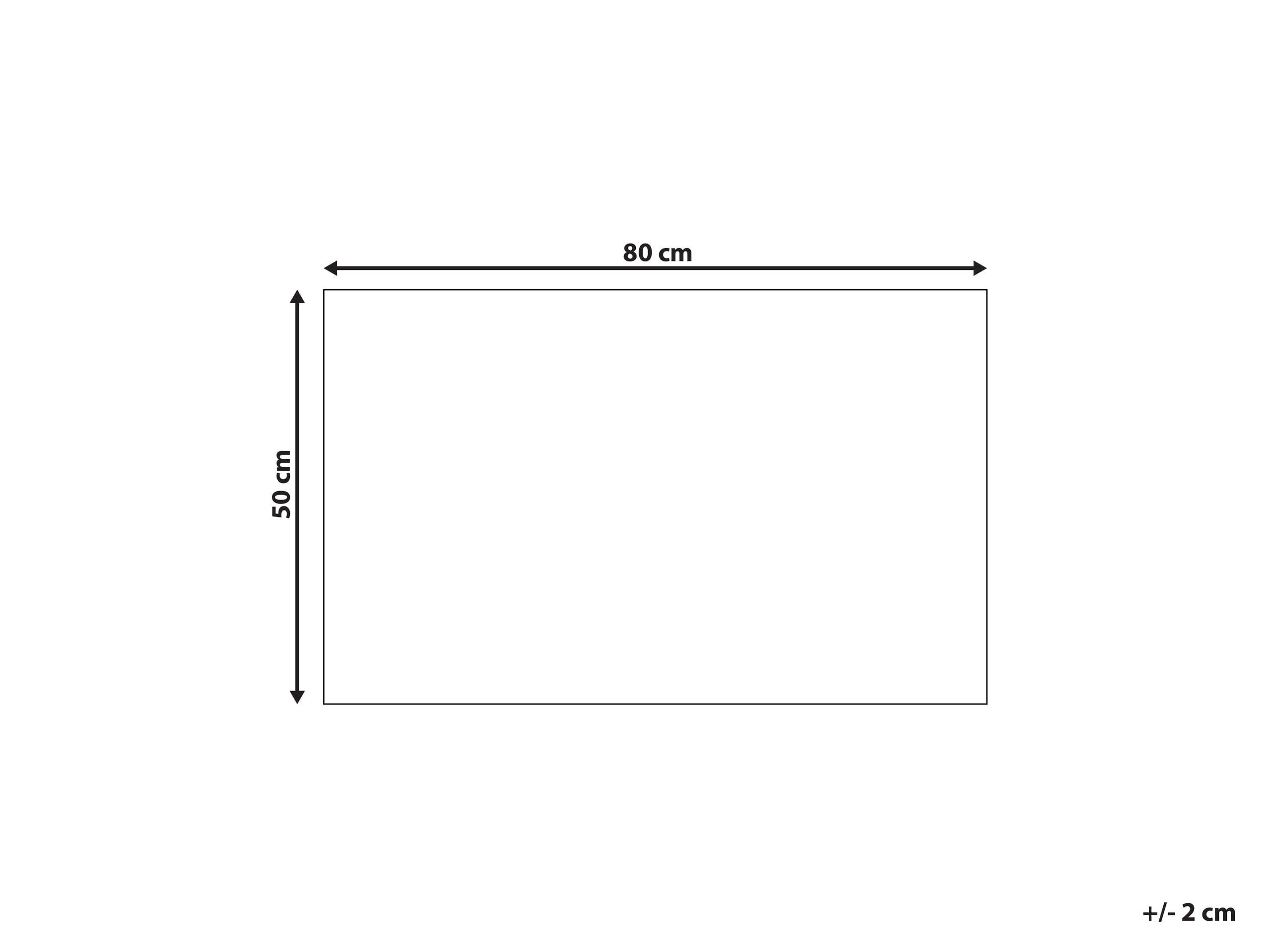 Beliani Felpudo de Bienvenida de Fibra de Coco con Motivo Postal navideña Antideslizante 50 x 80 cm Natural Katalla