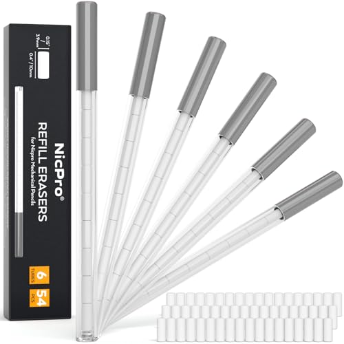 Nicpro MG602 54Pcs Refill Erasers For Mechanical Pencil cover