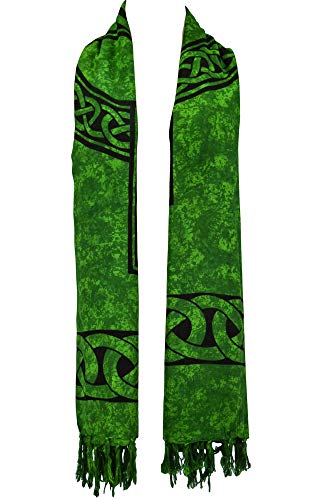 1WS Womens Celtic Cross Plus Size Scarf - in your choice of colors3