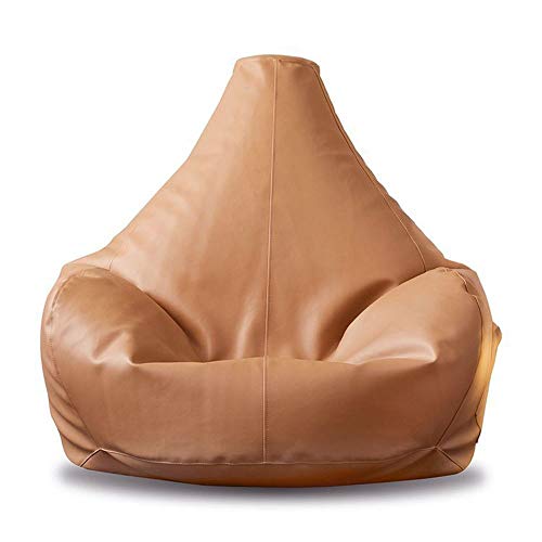 Home Bean Bag Chair Water Resistant BeanBags/Designer Bean Bag /Perfect For Any Kids Bedroom Or Playroom,Living Room Accessory Ideal Present Delivered Filled ( Color : Brown , Size : 90x100cm(EPP) )