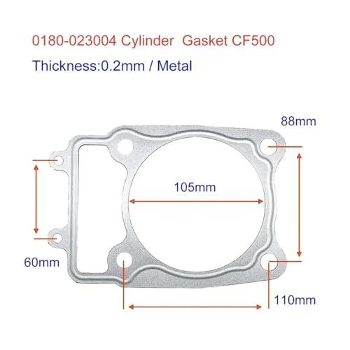 Kit de joints moteur pour CF500 réparer fuite cylindre - 3