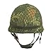 Reproduction WW2 WWII Vietnam War Era US M1 Combat Helmet with Mitchell Cover 1959 Dated