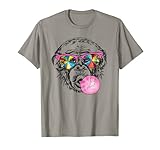 Funny Monkey in a rainbow glasses T-Shirt