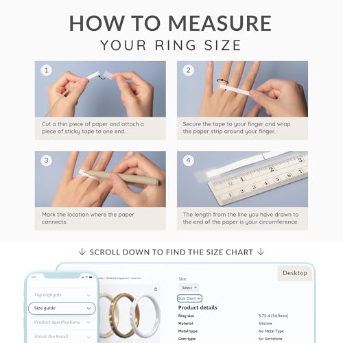 thunderfit thin and stackable silicone rings for women rubber wedding bands for women engagement diamond pattern 25mm wide 2mm thick - variety multipack 1-16