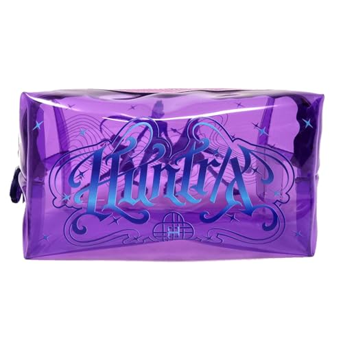 CYPBRANDS- K-Pop Demon Hunters, Huntrix, Estuche, Portatodo, Neceser, Bolsita, Transparente, Producto Oficial
