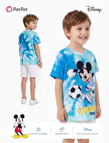 Image of Disney Princess Frozen Marvel Stitch Minnie Mickey Star Wars Girls /Boys Athletic Shirts UV Quick Dry Graphic T-Shirt 2-9 Year