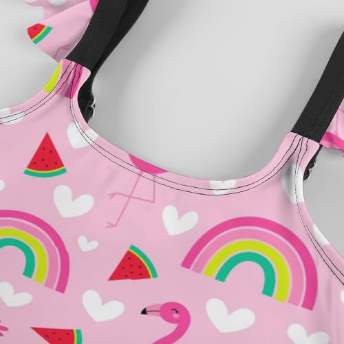 Image of Girls One Piece Swimsuit Swimwear Bathing Suits 3-12 Years
