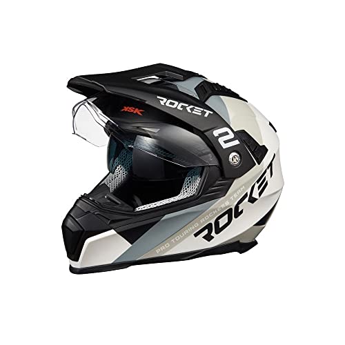 Casque Trail DS ROCKET KSK avec double visière et ventilation - 4