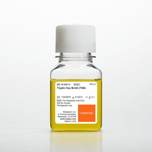 MEDIA - TSB (Tryptic Soy Broth)- animal free- Liquid - 1 x 100 mL, EA1