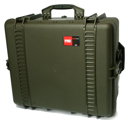 Étui étanche HPRC AMRE2700WF olive résistant à l'écrasement avec mousse