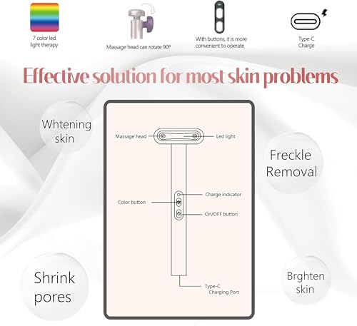 red-light-therapy-for-face 7 in 1 led light therapy eye equipment for skin care at home red light therapy face massager skin rejuvenation light
