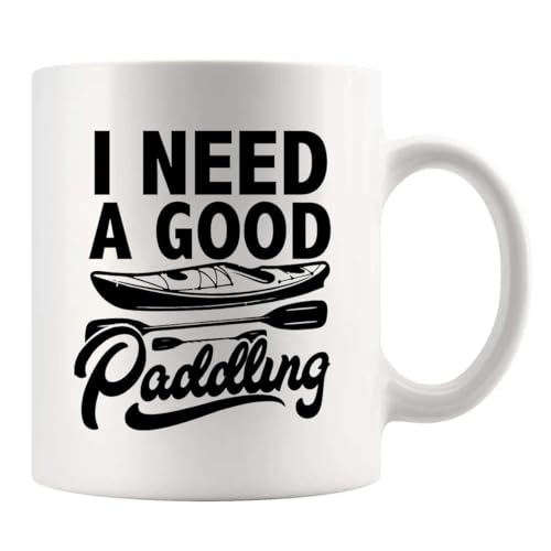 Kayaking Gifts Mug 11 oz Ceramic for Women & Men