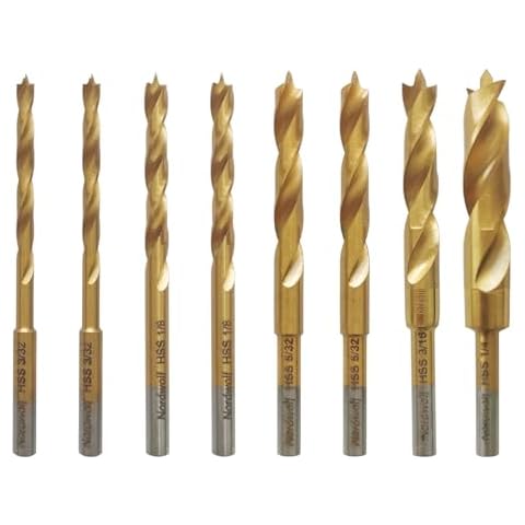 NordWolf 8-Piece Brad Point Drill Bit Set Cover