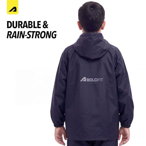 Image of Boldfit||Comfortable for School, Travel- Raincoat for Kids-Waterproof and Windproof Rainwear