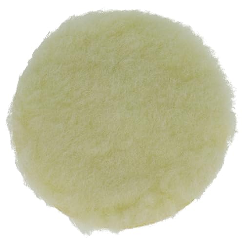 vhbw Spugna per lucidatura compatibile con Bosch PEX 300 AE, PEX 400 AE levigatrice rotorbitale e orbitale - 12,5 cm diametro, beige