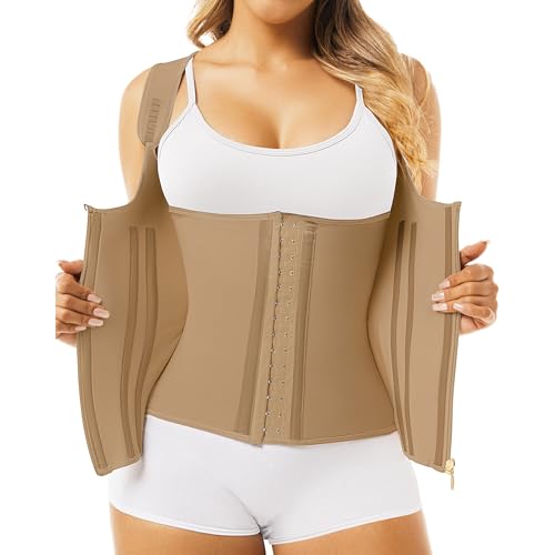 Image of LadySlim REAL COLOMBIAN Fajas Colombianas Reductoras LATEX Chaleco Vest Waist Trainer Cincher Workout Girdle