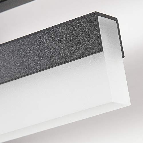 Image of PRESDE LED Bathroom Vanity Light 32inch Bathroom Light Fixtures Over Mirror Black Modern Bath Vanity Lighting Bar Dimmable