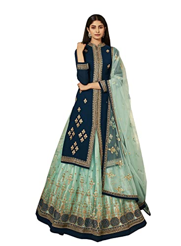 Image of Delisa New Indian /Pakistani Eid Special Party /Ethnic wear Georgette Straight Ghagra Style Salwar Kameez Suit for Womens-2085