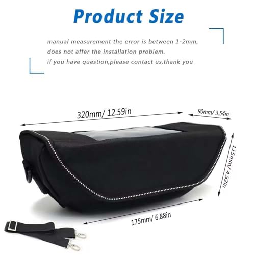 Sac de guidon moto étanche pour vos voyages en Sym Jet14