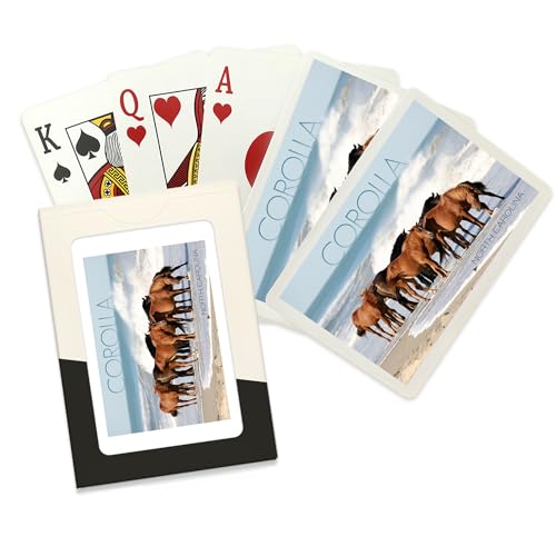 Baraja de Poker Horses on Beach 52 cartas
