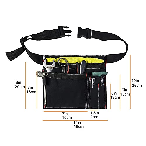 Holster Z 2.0 Tool Pouch – Leg Tool Bag With Belt Clip, 8 Attachment Loops, Drill Holder, Adjustable Leg Strap For Carpenters, Electricians & DIYers