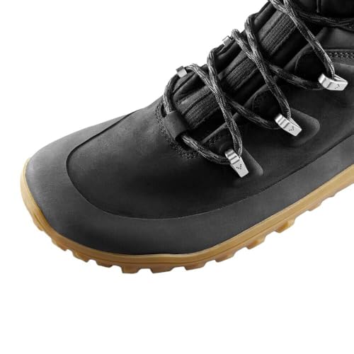 VIVOBAREFOOT Tracker Leather AT Mens Barefoot Hiking Boots | Waterproof, Lightweight & Puncture Resistant | All Weather & Terrains | Wide Fit Grounding Shoes - Image 7