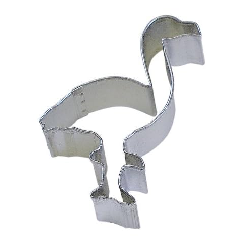 R&M Flamingo 4" Cookie Cutter in Durable, Economical, Tinplated Steel Cover
