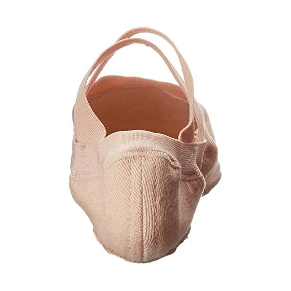 Bloch-Synchrony-Split-Sole-Ballet Bloch Dance Women's Synchrony Split Sole Stretch Canvas Ballet Slipper/Shoe, Pink, 6.5