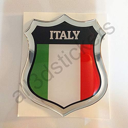 Adesivo Bandiera Italia 3D - Silicone Resinato, Per Auto/moto/bici - Foto 8