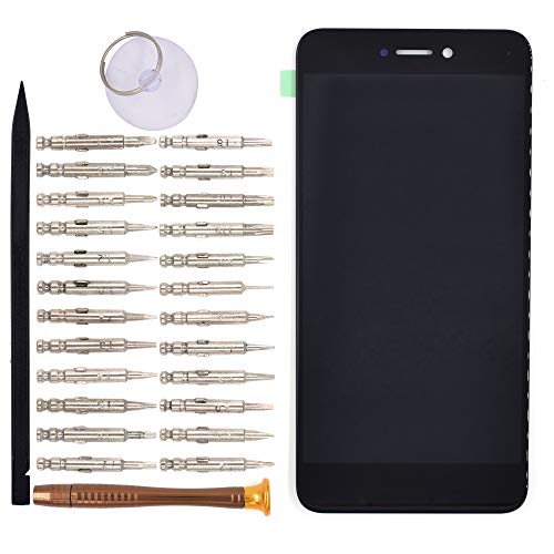 LCD Screen Display with Digitizer Touch Panel Without Bezel Frame for Huawei P8 lite 2017 P9 Lite 2017 Honor 8 Lite Nova Lite GR3 2017 Pra-LA1 Pra-LX1(Black)