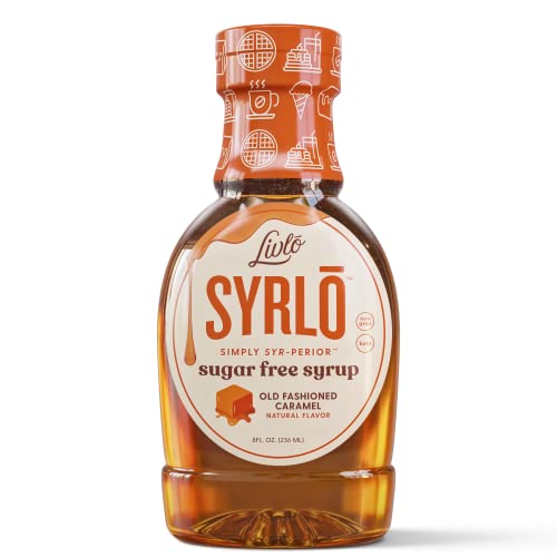 Livlo Sugar Free Keto Caramel Syrup - Low Carb &