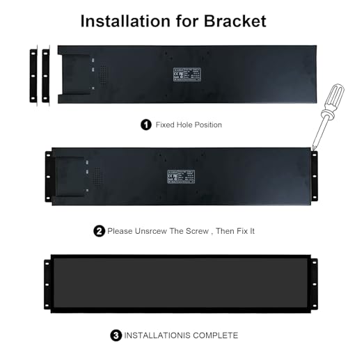Image of VSDISPLAY 24'' 1920x360 Stretched Bar Monitor Digital Signage Display | Supports Split Screen & Image Rotation,USB Auto Copy Autoplay,for Supermarket,Retail Store,Restaurant,Mall Advertising