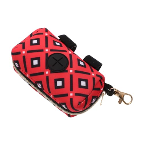 Artibetter Porta Sacchetti Per Escrementi Cane Gancio Dispenser Per Sacchetti Igienici Borsa Compatta e Leggera Organizer Portatile Per Passeggiate e Viaggi