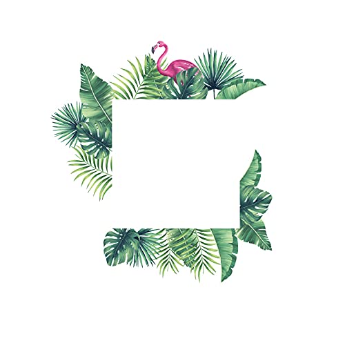 Moderno interruttore di fenicottero verde nordico