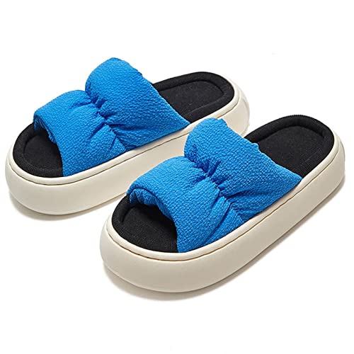 Slippers pour femmes chaussures en coton de sol uni douillettes taille 7.5 UK