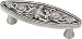 Franklin Brass PBF663-BSP-C1 Seaside Cottage Oval Kitchen Cabinet Hardware Drawer Handle Pull, 5 Pack, Brushed Satin Pewter