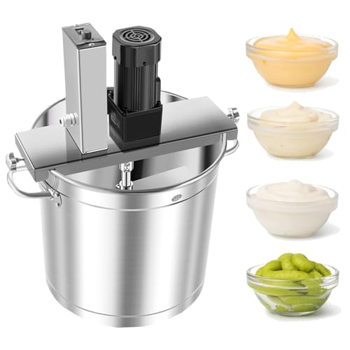 OUKMXSY Batidora EléCtrica para Mermelada, Batidora EléCtrica Comercial, Batidora AutomáTica De Acero Inoxidable para Preparar Mermelada, Salsa, Rellenos, Condimentos Y Salsas De Fondo (85 L)