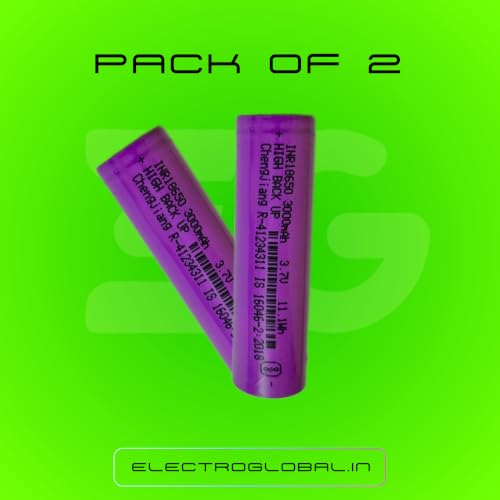Image of 3000mAh 3.7V Rechargeable Battery, 3.7 V Battery for Compatible Electronic Devices | Pack of 2