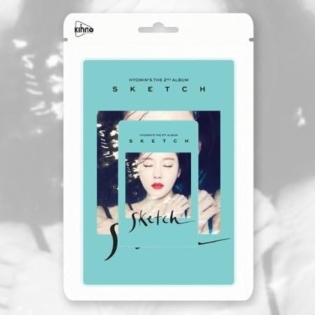 T-ARA HYOMIN - [SKETCH] 2nd Mini Kihno Card Album +Photo Booklet+Sign Postcard K-POP Sealed TIARA
