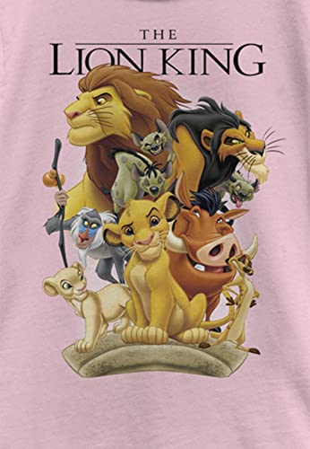 Disney Lion King Tall Cast Girl's Solid Crew Tee2