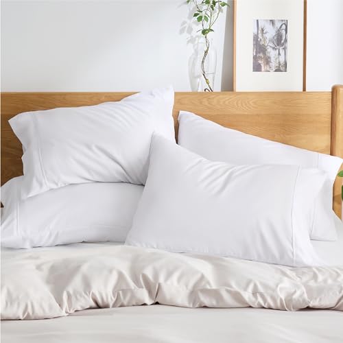 Bedsure 4-Pack Pillowcases 57% Off - Soft Microfiber, Envelope Closure - Image 2