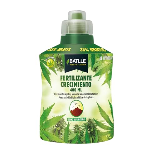 Semillas Batlle Abonos - Fertilizante Ecoyerba Crecimiento 400ml - Batlle